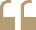 Gold quotation marks on black background.